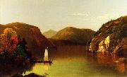 Moore, Albert Joseph Setting Sail on a Lake in the Adirondacks Sweden oil painting artist
